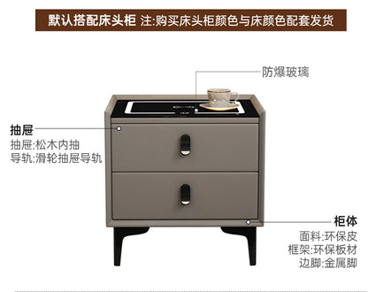 Queen Storage Bed Bedroom King Size Double Modern Frame Bed Headboard Luxury Sleeping Camas De Dormitorio Home Accessories