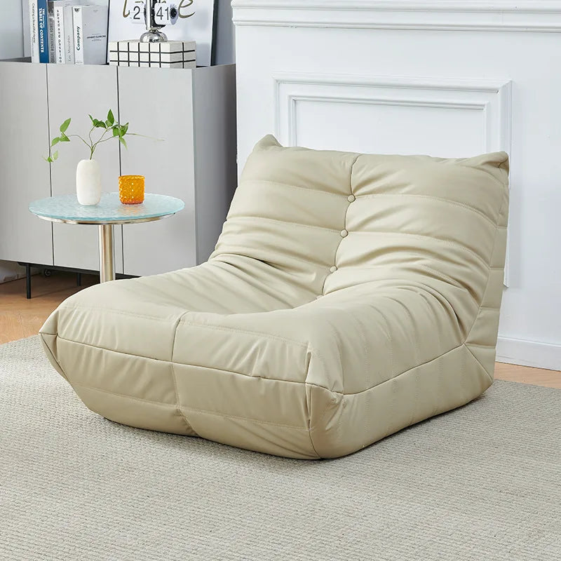 Bean Bag Sofa Single Person Lazy Couch Luxury Creative Designer Lounge Chair for Living Room Bedroom Caterpillar Style Soft