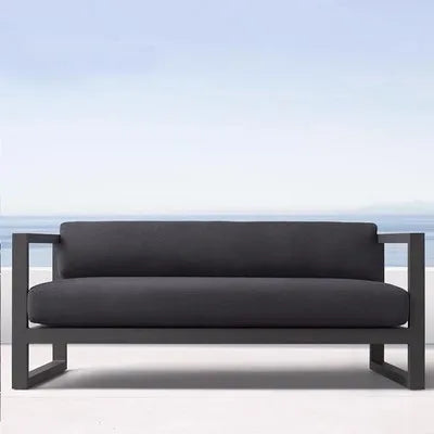Outdoor Rattan Sofa Set Courtyard Garden Outdoor Leisure Rattan Chair Designer Model Home Outdoor Furniture