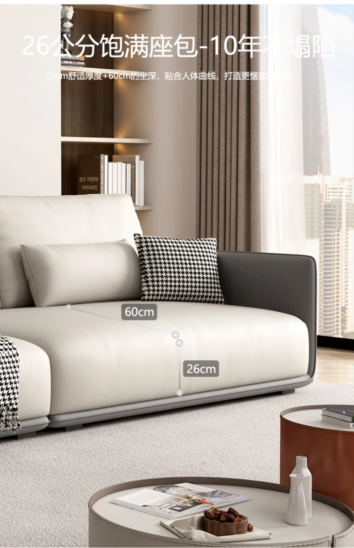 Designer Simple Soft Couches Living Room Comfortable Wood Luxury Modern Sofa Puffs Nordic Home Couch Wohnzimmer Home Furniture