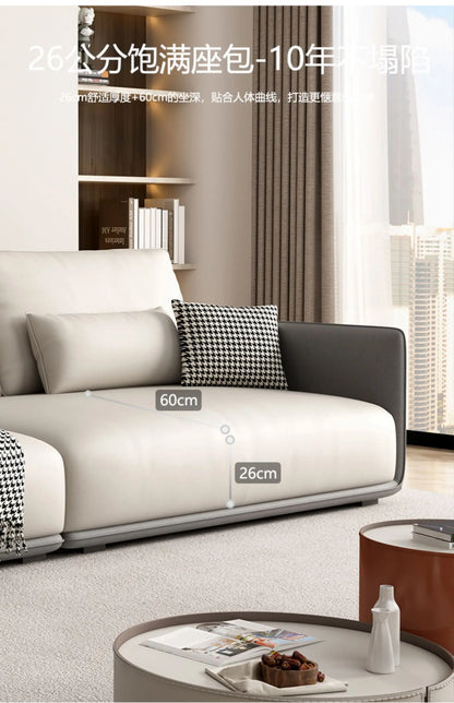 Designer Simple Soft Couches Living Room Comfortable Wood Luxury Modern Sofa Puffs Nordic Home Couch Wohnzimmer Home Furniture