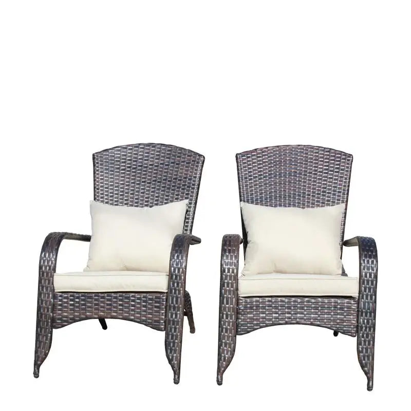 Beige Cushioned Patio Chair for Outdoor Comfort and Style