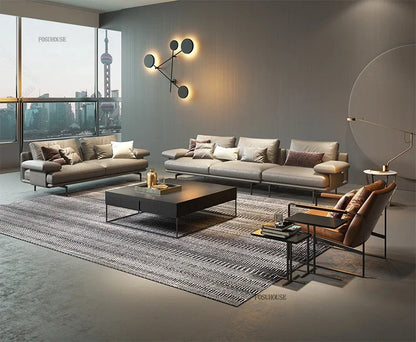 Modern Creative Coffee Tables for Living Room Square Solid Wood with Drawer Side Table Light Luxury Designer Table for Office J