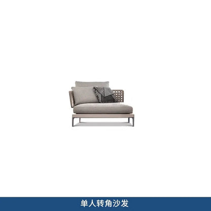 Y  Outdoor Sofa Courtyard Waterproof Vine Weaving Villa Garden Outdoor Leisure Terrace Sofa Vine Weaving Furniture