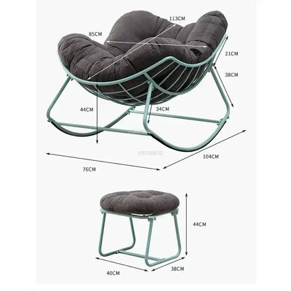 Adult Balcony Home Leisure Couch Sitting Room Single Sofa Internet Celebrity Rocking Chair