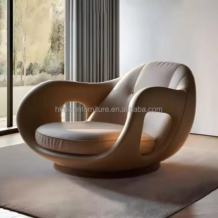 Balcony or Living Room Villa Style Solid Wood Sofa Leisure Lounge Home Cabin Log Chair