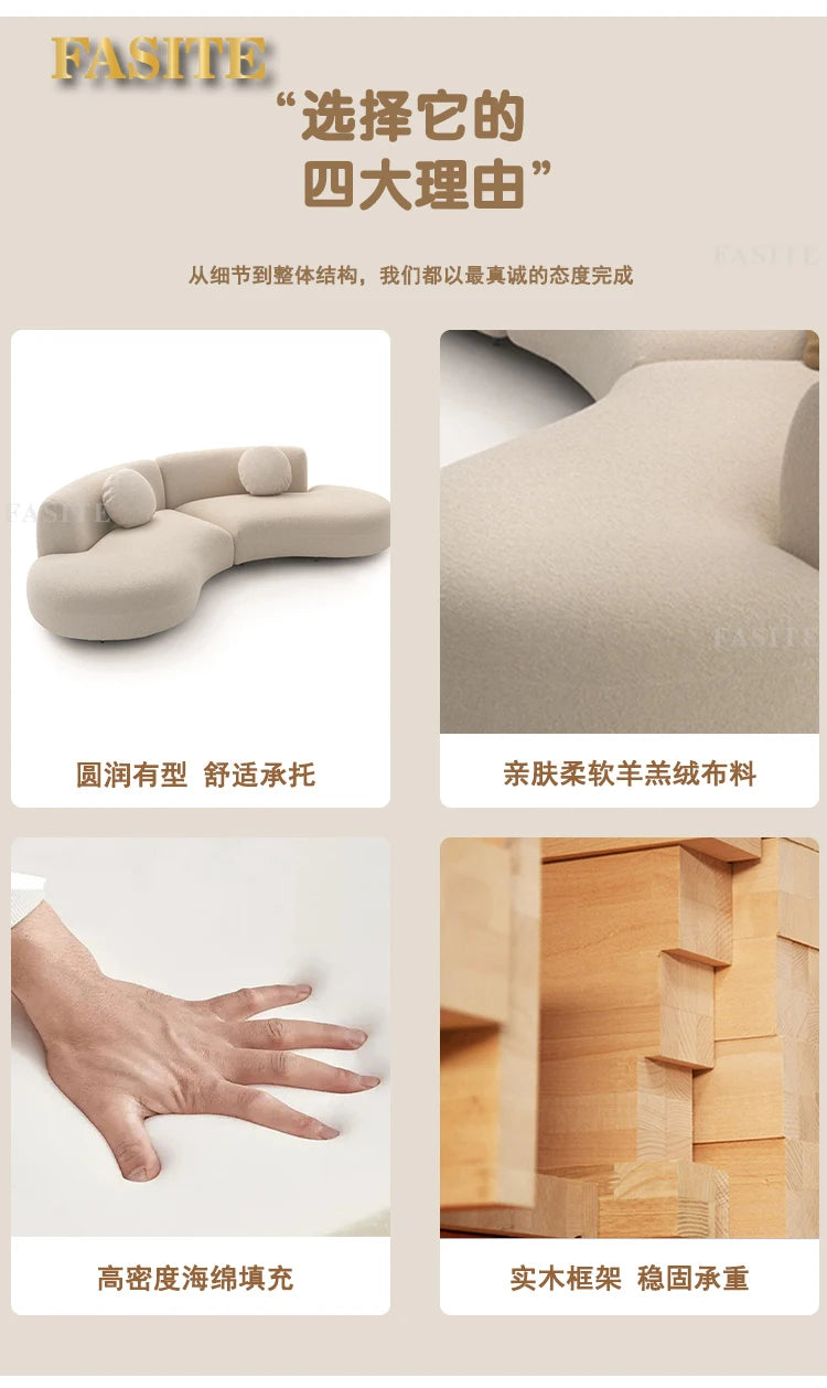 Reception Living Room Sofas White Curve Unique Designer Living Room Sofa Lazy Ergonomic Canape Salon Furniture