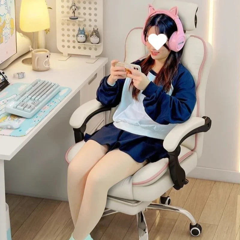 Ergonomic Office Chair Gaming High Back Computer Desk Chair Adjustable Lumbar Support Reclining Swivel Armrest Home Sillas