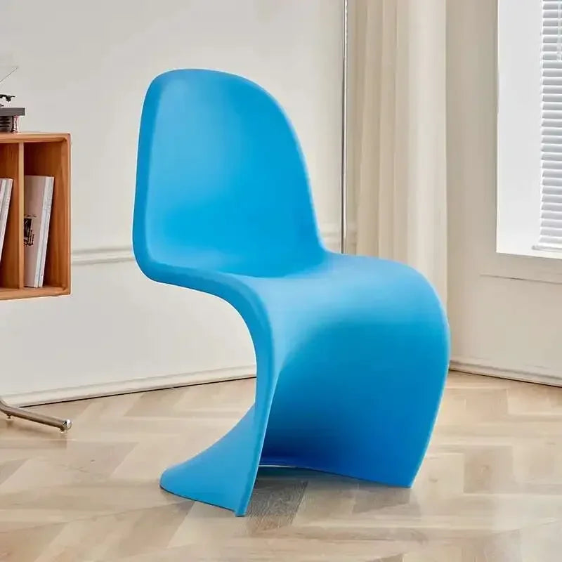 Transparent Plastic Chair Living Room Relax Backrest Waiting Cafe Chair Hotel Acrylic Design Dining Stool Nordic Furniture