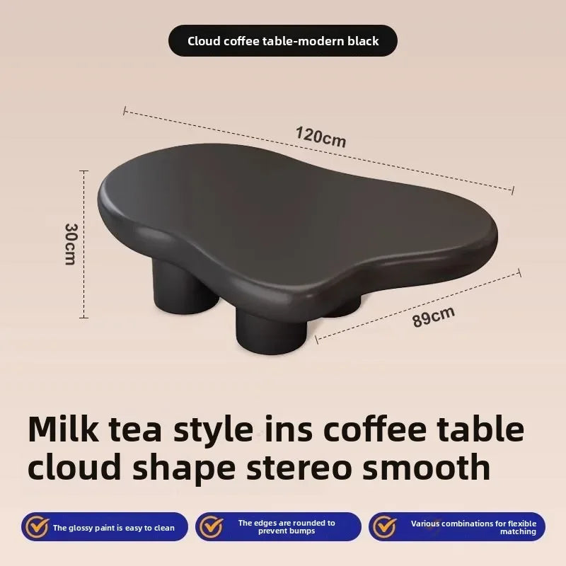 Clouds Tea Table House Lonely Wind Nordic Home Living Room Small Apartment Shaped Cream Simple Modern Tea Coffee Table Furniture