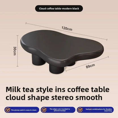 Clouds Tea Table House Lonely Wind Nordic Home Living Room Small Apartment Shaped Cream Simple Modern Tea Coffee Table Furniture