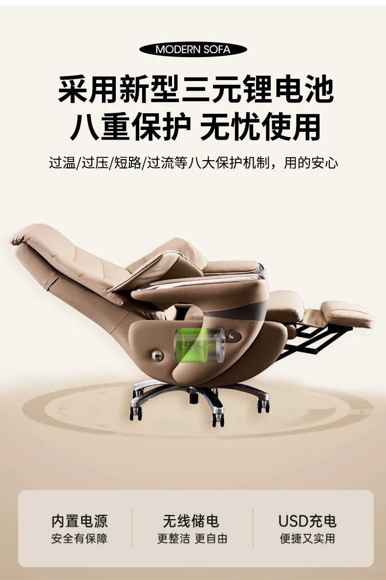 Home Office Desk Chair for Vanity Reclining Armchair Furniture Height Adjustable Chair on Wheels Chaise Bureau De Travail Magalu