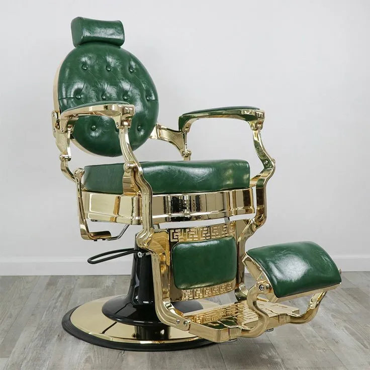 Barber Chair Retro Stylish Hairdressing Beauty Armrest Hydraulic King Hair Styling Classic Furniture Salon Barber Chair