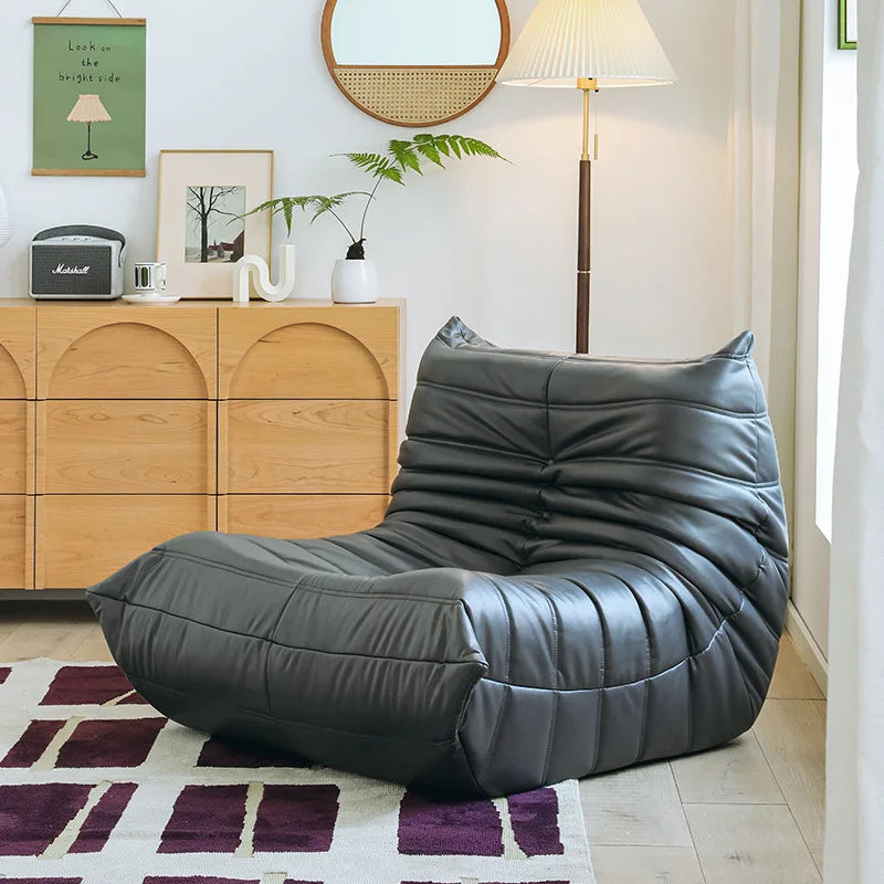 Lazy sofa single leisure chair modern simple technology leather ins