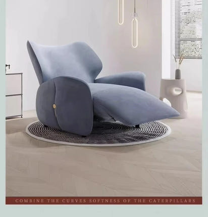 Modern smart living room lounge chair sofa chair Comfortable cotton push back rocking chair Convertible home bar furniture