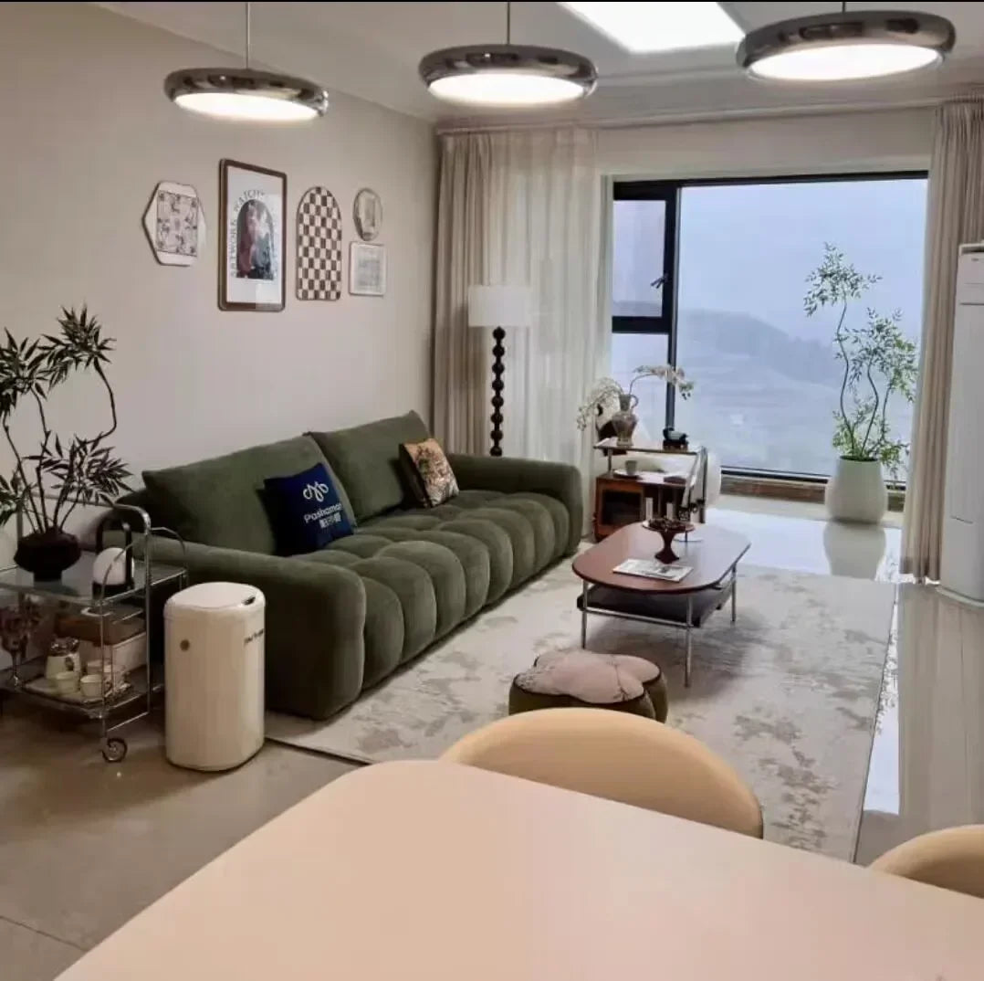 Plush Minimalist Living Room Sofas Classic Family Designer Reclining Sofa Relaxing Foot Stool Woonkamer Banken Home Decoration