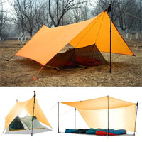 450g 20D Two-Side Silicone Coated Nylon Tarp Ultralight Sun Shelter Beach Tent Pergola Awning Canopy Rainfly Camping Sunshelter