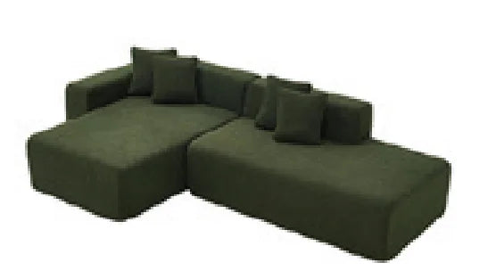 Modern L Shape Vacuum Pack Cost-Effective Recliner Set Sofa Living Room Home Furniture Office Sponge Sofa Compression