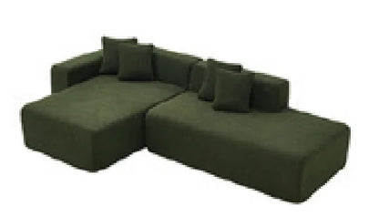 Modern L Shape Vacuum Pack Cost-Effective Recliner Set Sofa Living Room Home Furniture Office Sponge Sofa Compression