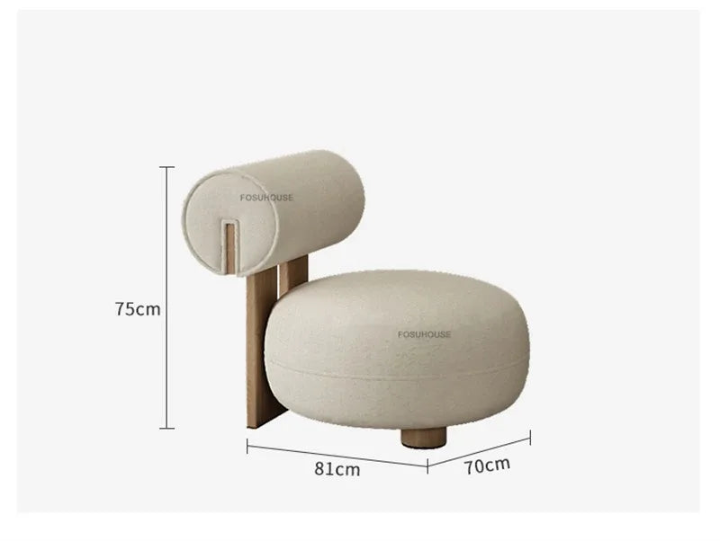 Lamb Velvet Curved Living Room Sofas Designer Living Room Furniture Beauty Salon Clothing Store Reception Sofa Luxury Sofa Bed