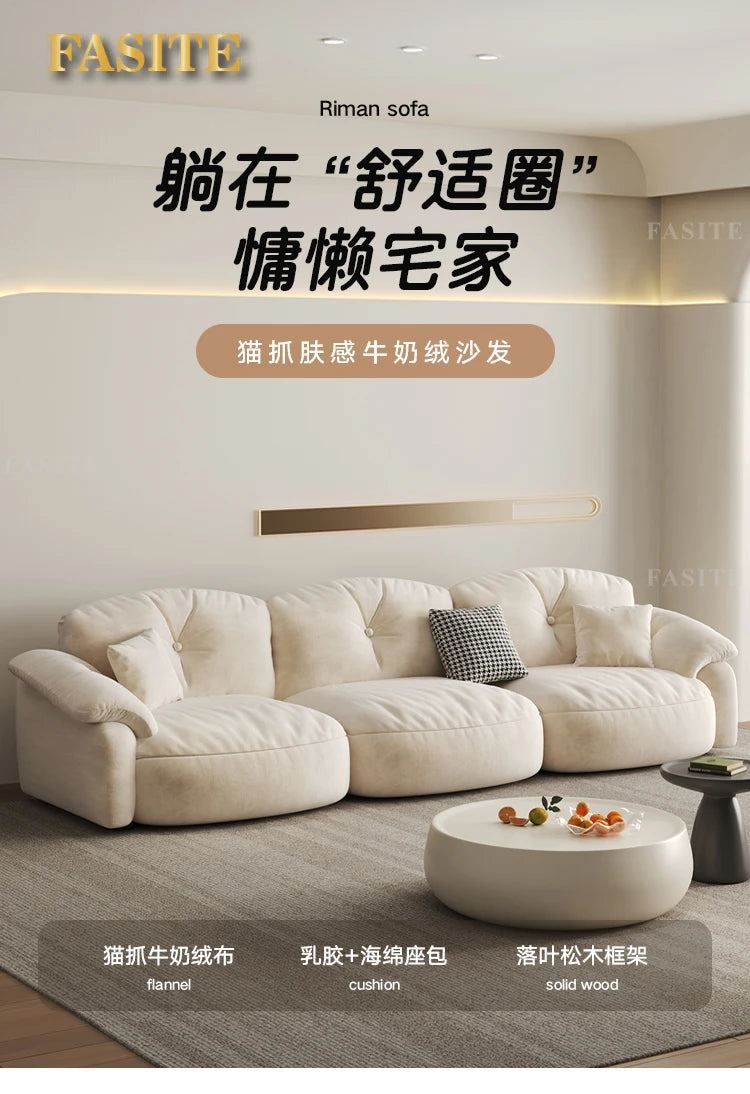 Lounge Living Room Sofas Fabric Minimalist Modern Design Sofa Elegant Comfortable Kanapy