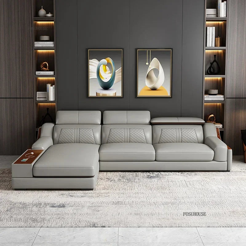 Modern Living Room Sofa Combination Light Luxury Chaise Lounges Design Sofas Living Room Personality Home Furniture