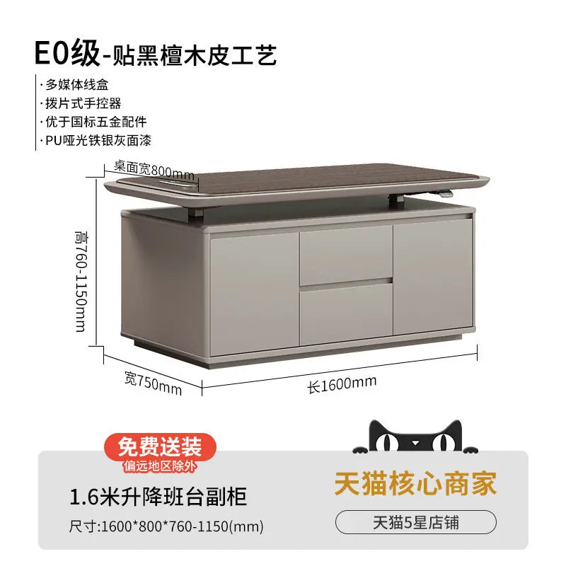 Multi-functional design Boss CEO Desk High end modern luxury Computer desk office table escritorios de computadora furniture