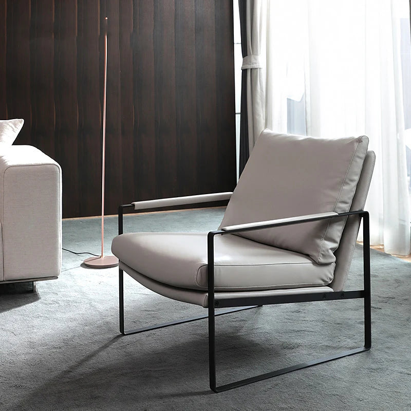 Modern Simple Armrest Chairs Living Room Support Single Comfy Puffs Chair Lazy Hotel Italian Woonkamer Stoelen Bedroom Furniture