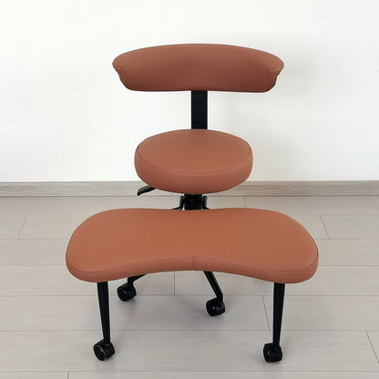 Cross Legged Chair - Meditation Chair With Wheels  ADHD Chair Height Adjustable Seat  Adjustable Footstool