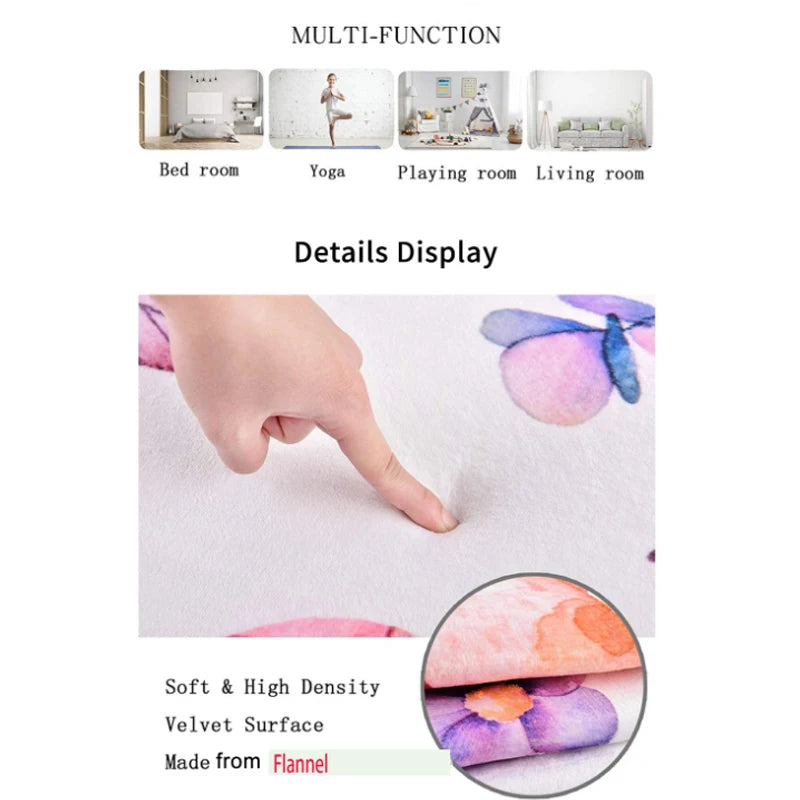 Modern White Minimalism Large Living Room Carpet Light Luxury Beige Decoration Bedroom Carpet Soft Lounge Rug Washable Floor Mat