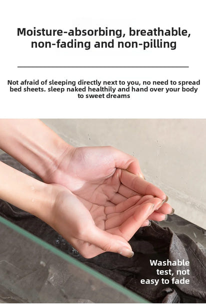 Brushed Cotton Padded Waterproof Pillowcase - Single Piece / 2-Piece Set  Soft Breathable