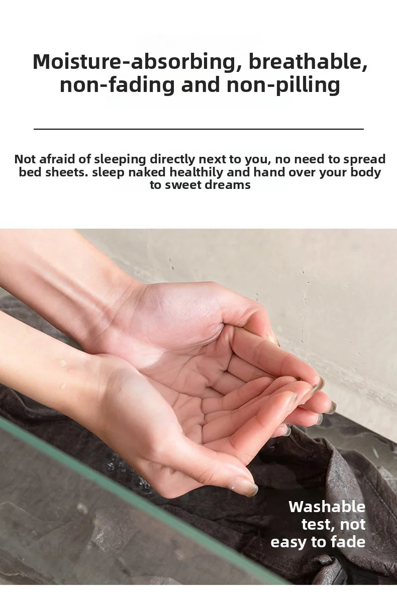 Brushed Cotton Padded Waterproof Pillowcase - Single Piece / 2-Piece Set  Soft Breathable