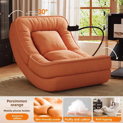 Moon Kennel Rocking Chair Reclining Chair Adults Sleeping Lazy Sofa Chair Balcony Home Lounge Chair