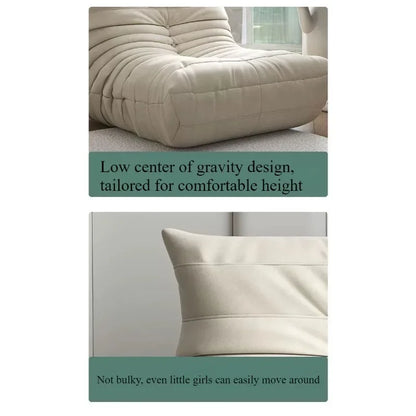 Caterpillar lazy sofa living room bedroom balcony tatami single sleeping comfortable and durable ins wind explosion