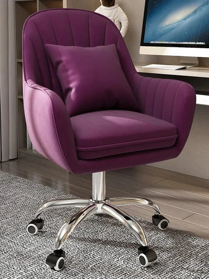Leisure Bedroom Student Dormitory Computer Chair Home Furniture Backrest Office Chairs Front Desk Hotel Lifting Swivel Armchair