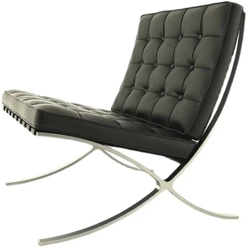 Barcelona Single Sofa Designer Lazy Sofa High-end Italian Living Room Sofa Chair Nordic Light Luxury Leisure Chair