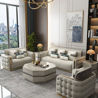 Light luxury sofa combination living room post-modern simplicity Italian minimalism