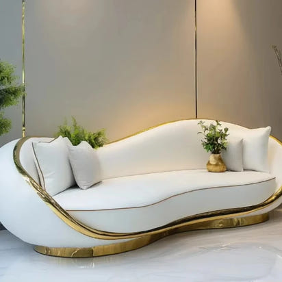 Modern Design Living Room Furniture Combination Leather Luxury Sofa Set