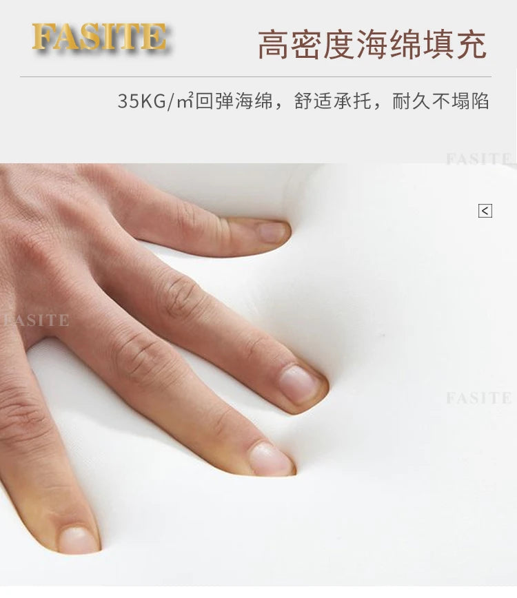 Arc-shaped sofa, small unit, internet celebrity, light luxury homestay villa, designer, lamb plush leather art sofa