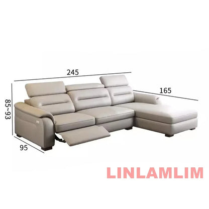 Customizable  Multifunctional Convertible Sofa Bed With Eletric Recliner, Folding Sofa Cama