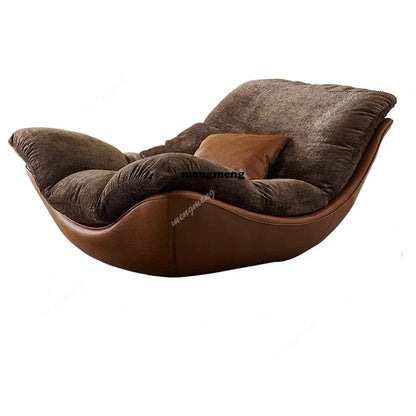 Hot sales Luxury Curved Couch Living Room Single Lazy Boneless Living Room Sofas Modern Living Room Furniture