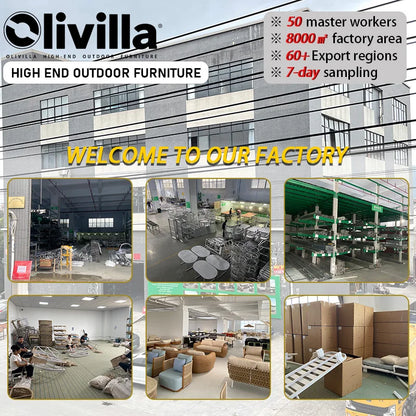 Scandinavian Outdoor Woven Rope Sofa Villa Courtyard Simple Garden Furniture Hotel Resort Leisure Open-Air Waterproof Sofa Couch