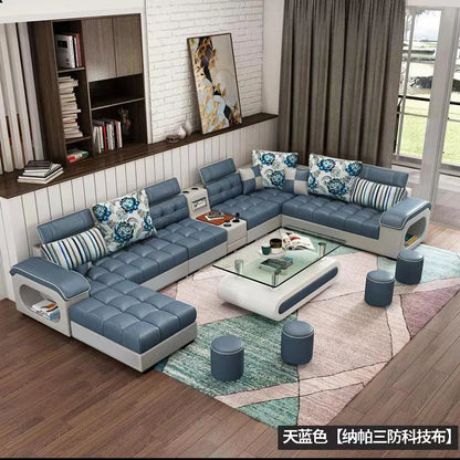 Luxury Minimalist Sofa Multifonction Sectional Storage Massage Sofa Modern Living Room Muebles Para El Hogar Home Furniture