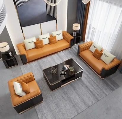 '3 2 1 italian designer reception funiture sofa home furniture luxury royal bedroom furniture set design sofa