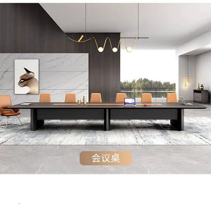 Boss Office President's Desk Light Luxury Advanced Sense Large Class Desk Furniture Chairperson's Office Desk And Chair Combinat