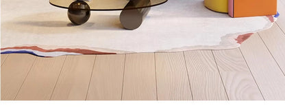 Beauty salon sofa light luxury high sense curved rest area reception special-shaped living room small apartment