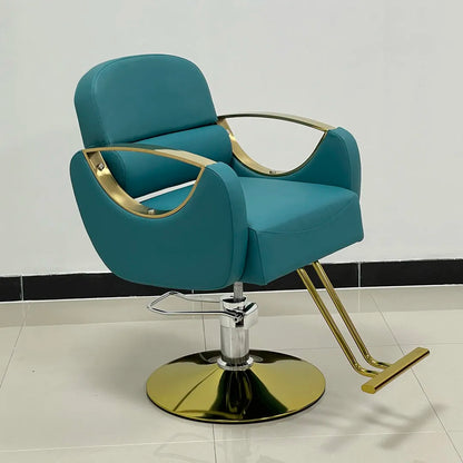 Shop Modern Barber Chair Design Nordic Luxury Chic Barber Chair Slim Style Krzesło Fryzjerskie Salon Furniture