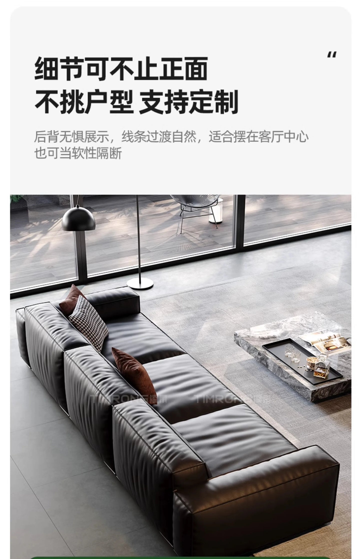 Family Italian Living Room Sofas Genuine Leather Sectional Apartment Relaxing Sofa Elegant Comfortable Muebles Home Furniture