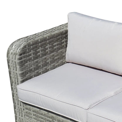 Outdoor leisure rattan sofa outdoor open-air garden courtyard waterproof and sunscreen leisure hotel bed and breakfast terrace c