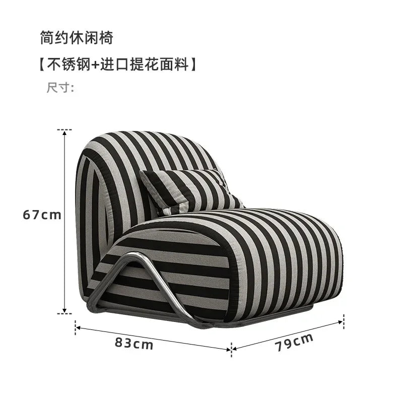 Nordic Velvet Living Room Chairs Lazy Comfortable Ergonomic Accent Living Room Chairs Italian Design Home Furniture Sillas LLLC